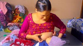 Breastfeeding vlog | breastfeeding || Srijana Shahi breastfeeding |||