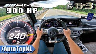 900HP Mercedes-AMG G63 on AUTOBAHN [NO SPEED LIMIT] by AutoTopNL