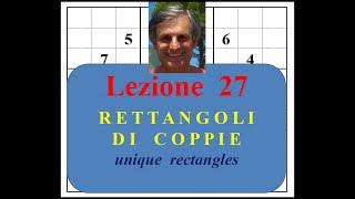 Lez. 27 - rettangoli di coppie e loro varianti