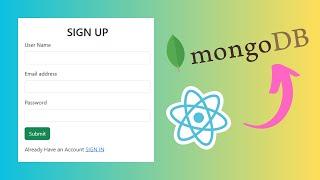 Using React Send Form Data to MongoDB Database | POST API in Nodejs  || MERN Stack || Restful APIs