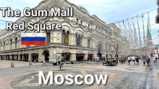 GUM Mall walking tour |RED SQUARE MOSCOW 2023 4K | Москва