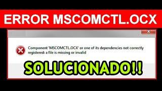  SOLUCION AL PROBLEMA MSCOMCTL.OCX