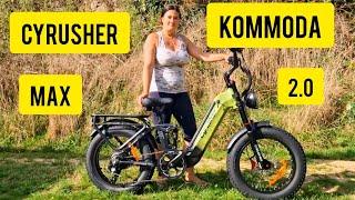 CYRUSHER KOMMODA MAX 2.0 MASSIF ET COMPACT le vélo électrique de qualité