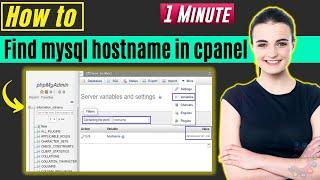How to find mysql hostname in cpanel 2024