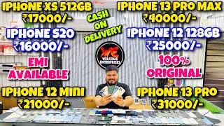 IPhone Xs 512GB ₹17000/- iPhone 12 Mini ₹21000/-IPhone 13 Pro Max ₹40000/- iPhone 13 Pro ₹39000/-