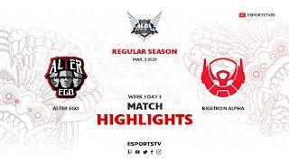 Alter Ego vs Bigetron Alpha HIGHLIGHTS MPL ID S11 | BTR vs AE ESPORTSTV