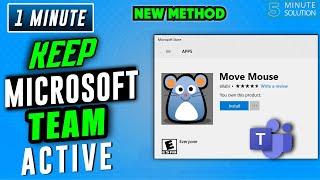 How to keep microsoft teams active 2024