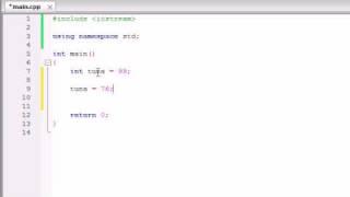 Buckys C++ Programming Tutorials - 6 - Variables Memory Concepts