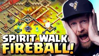 FIREBALL with Spirit Walk is my new FAVORITE ATTACK! Clash of Clans