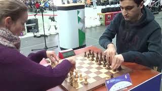 IM Karina Cyfka - GM  Shant Sarsyan | European Blitz Championships