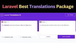 Laravel Best Translation Package | Laravel Translations UI