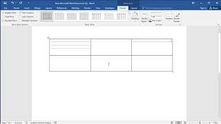 How to insert horizontal line in table cell in Word