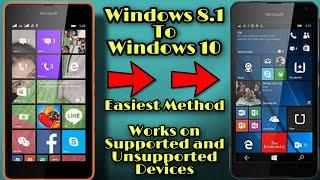 Install Windows 10 on all Supported and Unsupported Device | Semi-Offline Update | Nokia Lumia |