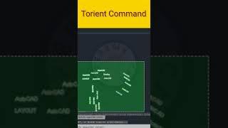 Torient Command in AutoCAD || Rotate Text || Superemecad #shorts