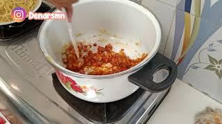 Masak spaghetti praktis mudah cepet | Dena Resmanah