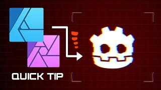 Godot Quick Tip: Affinity Designer/Photo to Godot with spine JSON sprite placement script