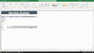 Create Custom Templates in Excel