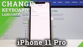 How to Change Keyboard Language in iPhone 11 Pro - Set Up Language