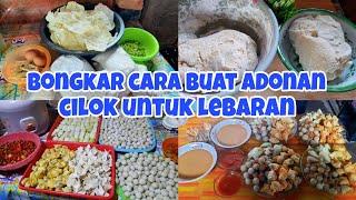 DAILY VLOG | masak cilok buat suguhan lebaran pertama dirumahku