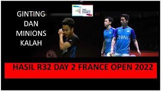 HASIL R32 DAY 2 FRANCE OPEN 2022,RABU 26 OKTOBER