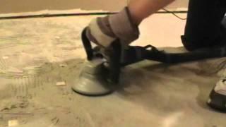 2012-02-04 - Bosch 1773AK Concrete Grinder Demo.wmv