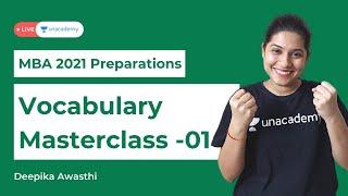 Vocabulary Masterclass |1| VARC Preparation Strategy for CAT | Unacademy CAT-alyst