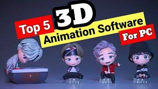 [ Top 5 ] 3D Animation Software in 2023 | Create 3D cartoon Animation In Laptop, Desktop PC, Tablet