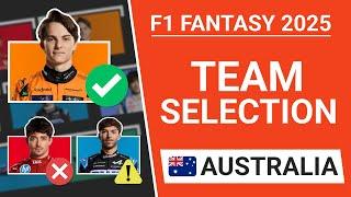 F1 Fantasy: Best Lineups for the Australian GP 2025 | The Fantasy Formula