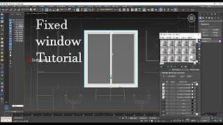 how to create a fixed window in 3dsmax??|#vray #3dsmax #vray #interior #3dsmaxtutorial#windows