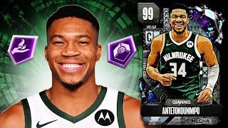 DARK MATTER GIANNIS ANTETOKOUNMPO IS 95% OF HIS 100 OVERALL IN NBA 2K24 MyTEAM!!