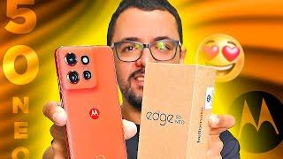 Peguei o Novo MOTOROLA EDGE 50 NEO! 5 Anos de ATUALIZAÇÕES!!! (UNBOXING)