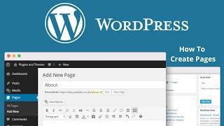 How To Create Pages In WordPress Website - WordPress Per Page Kaise Banaye
