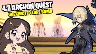 DAINSLEIF IS BACK! LORE IS LORING! - Bedtime Story 4.7 Archon Quest FULL REACTION | Genshin Impact