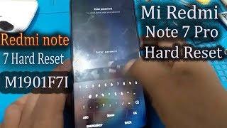 Redmi Note 7 & 7pro (M1901F7I) Hard Reset | Pattern Unlock | Face Lock Remove