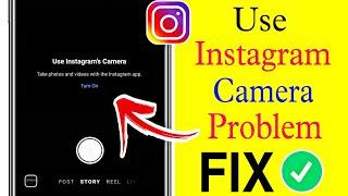 Use instagram's camera turn on android | How to Fix use Instagram camera Error in Android in hindi