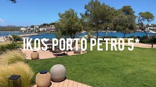 New resort Ikos Porto Petro 5* - 4к video from best hotel in Mallorca