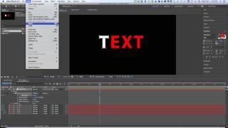 After Effects - Morphing Text