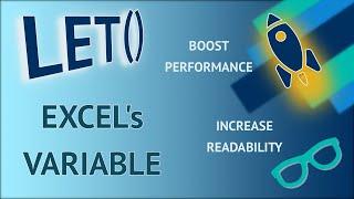 EXCEL TIPS: LET Excel’s answer to VARIABLES better formula performance and readability #exceltips