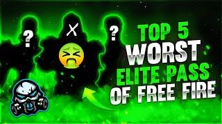 TOP 5 MOST WORST ELITE PASS  - GARENA FREE FIRE ️