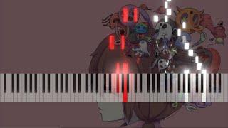 Yume Nikki - Demon Room Easy Piano Tutorial (Sheet Music in the Description)