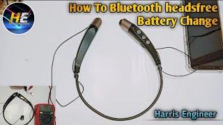 How To Bluetooth headsfree Battery Change | Headphone Repair | Harris Engineer