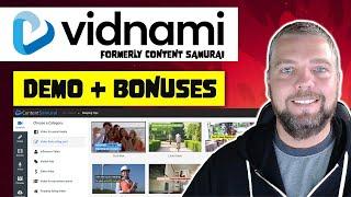 Vidnami Review (Content Samurai) + Demo and Bonuses