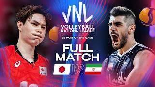 The BEST Volleyball from Japan!  - Japan  vs. Iran | VNL 2024 - Full Match | Week 2