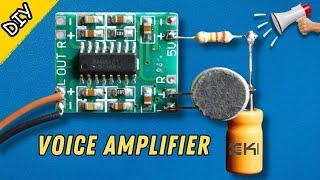 How To Make A Mini Mic Amplifier | Microphone Amplifier DIY | Mic Amplifier With Loud & Clear Sound