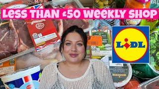 What I got in LIDL for UNDER £50 | weekly food shop