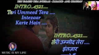 Teri Ummeed Tera Intezar Karte Hain Karaoke With Scrolling Lyrics Eng. & हिंदी