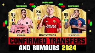 FIFA 25 | NEW CONFIRMED TRANSFERS & RUMOURS!  ft. Branthwaite, Varane, Osimhen... etc