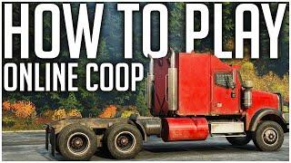 How to Play ONLINE COOP! - SnowRunner Tips