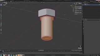 Blender 2.8 Моделирование болта и гайки