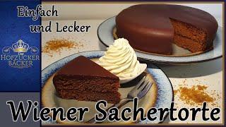 Echte Wiener Sachertorte mit traditioneller Glasur / Saftig, Fluffig, Lecker / Der Hofzuckerbäcker